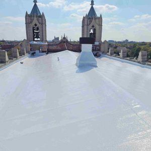 Roof with Silicone Coating